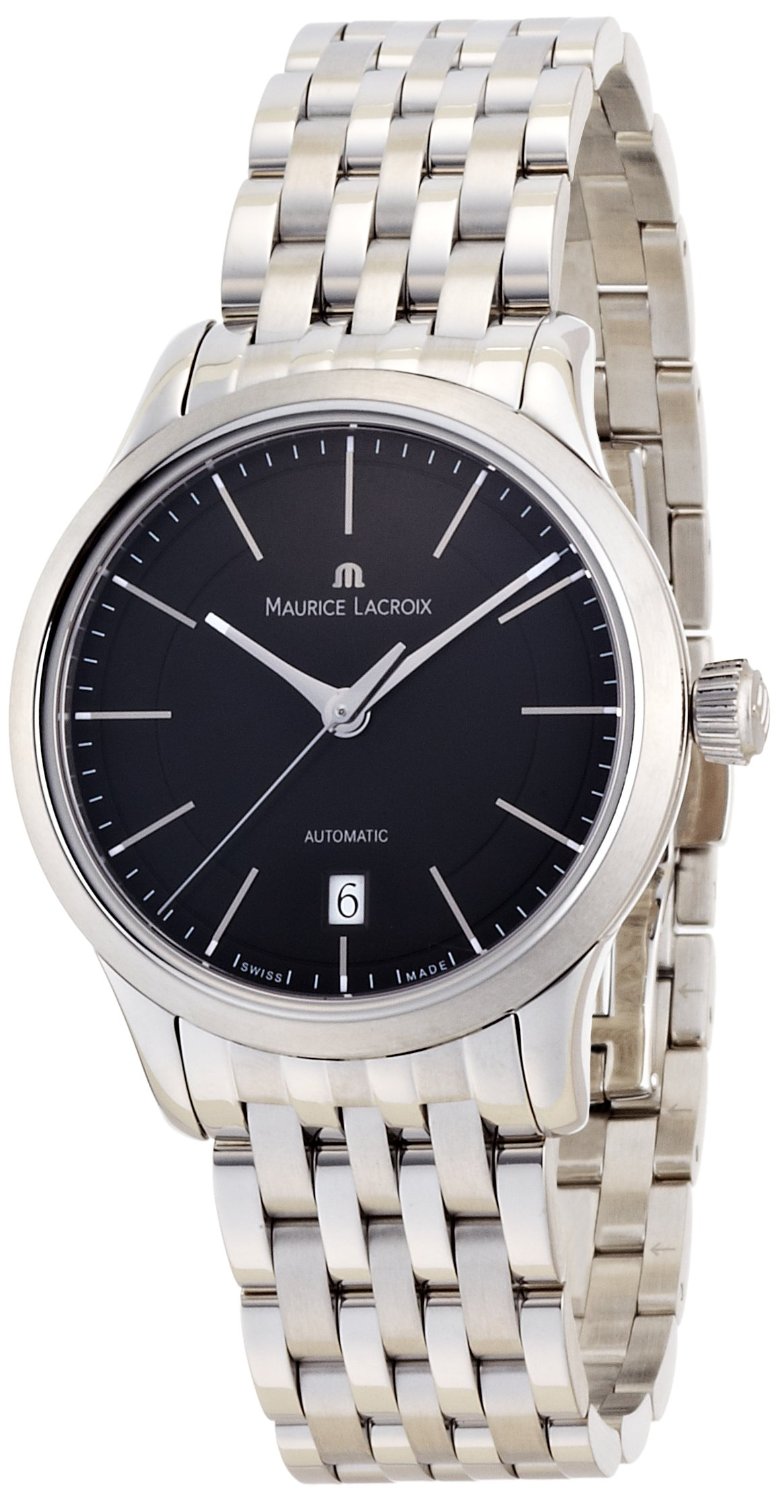 AAA 1:1 Replica Maurice-Lacroix Ladies Watches Black Dial Automatic 38MM LC6017-SS002-330 Watch