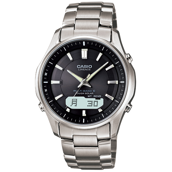 AAA 1:1 Replica Casio-Lineage Mens Watches Black Dial Solar 48.6MM LCW-M100TD-1A3JF Watch