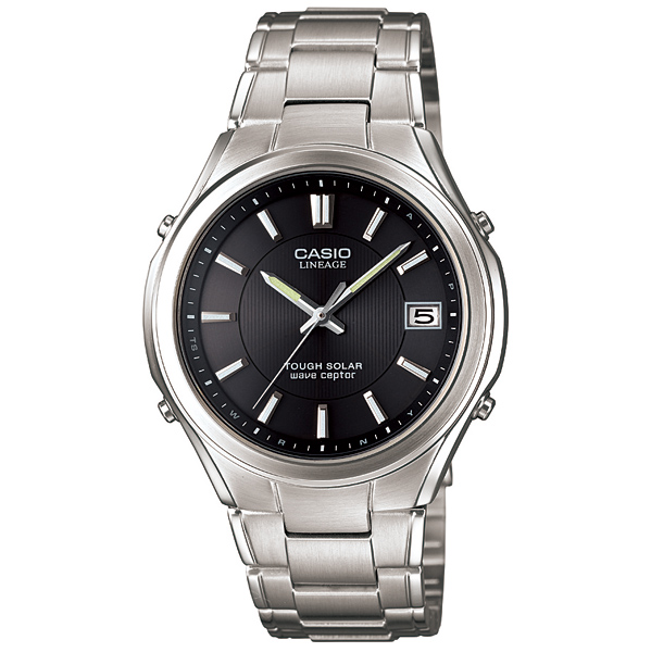 AAA 1:1 Replica Casio-Lineage Mens Watches Black Dial Solar 44.8MM LIW-120DJ-1AJF Watch