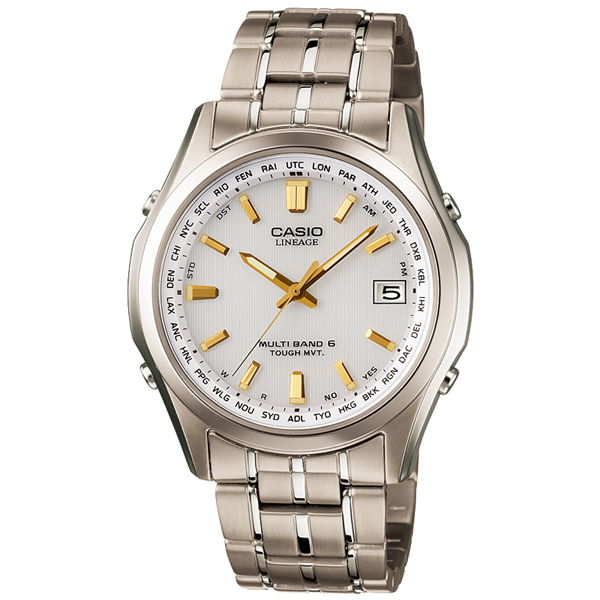 AAA 1:1 Replica Casio-Lineage Mens Watches White Dial Solar 44MM LIW-T100TD-7AJF Watch