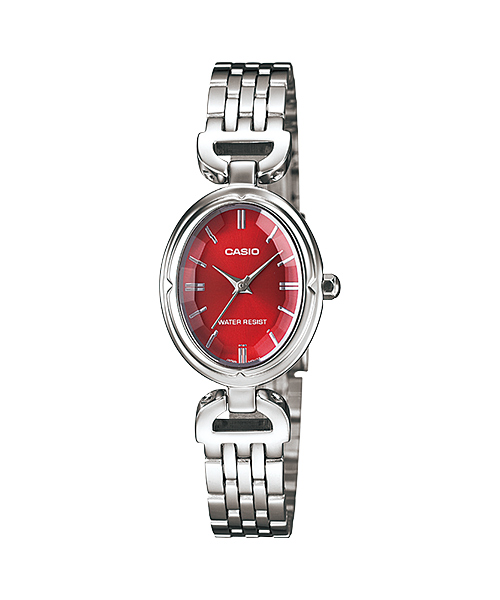 AAA 1:1 Replica Casio-General Ladies Watches Red Dial Quartz 31.5MM LTP-1374D-4A Watch