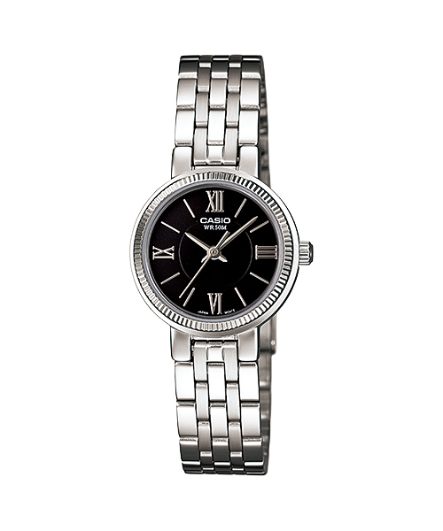 AAA 1:1 Replica Casio Ladies Watches Black Dial Quartz 30.4MM LTP-1375D-1AV Watch