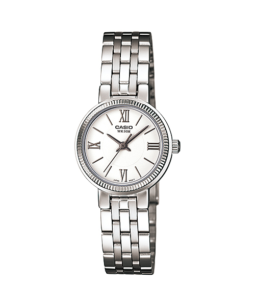 AAA 1:1 Replica Casio Ladies Watches White Dial Quartz 30.4MM LTP-1375D-7A1V Watch