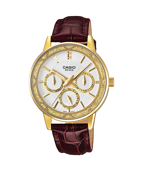 AAA 1:1 Replica Casio Ladies Watches White Dial Quartz 42 x 35MM LTP-2087GL-5AV Watch