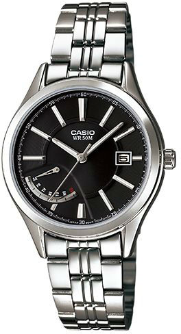 AAA 1:1 Replica Casio Ladies Watches Black Dial Quartz 36.2 x 30MM LTP-E102D-1AV Watch