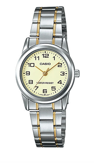 AAA 1:1 Replica Casio Ladies Watches Gold Dial Quartz 31 x 25MM LTP-V001SG-9B Watch