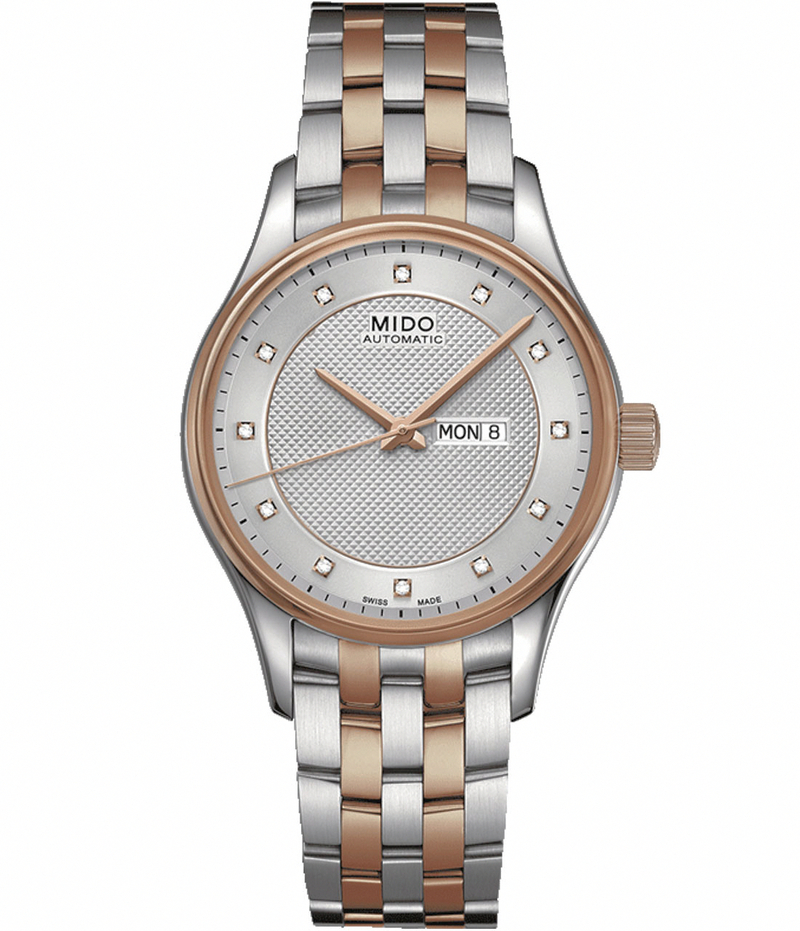 AAA 1:1 Replica Mido-Belluna Ladies Watches Silver Dial Automatic 33MM M001.230.22.036.91 Watch