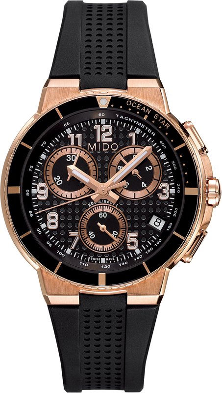 AAA 1:1 Replica Mido-Ocean-Star Mens Watches Black Dial Swiss Quartz 43MM M002.617.37.052.00 Watch