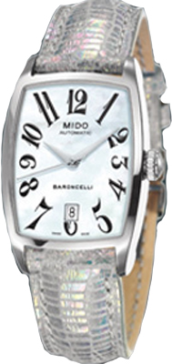 AAA 1:1 Replica Mido-Baroncelli Ladies Watches Pearl Dial Automatic M003.307.16.122.00 Watch