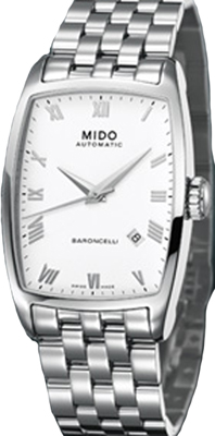 AAA 1:1 Replica Mido-Baroncelli Mens Watches Silver Dial Automatic M003.507.11.013.00 Watch