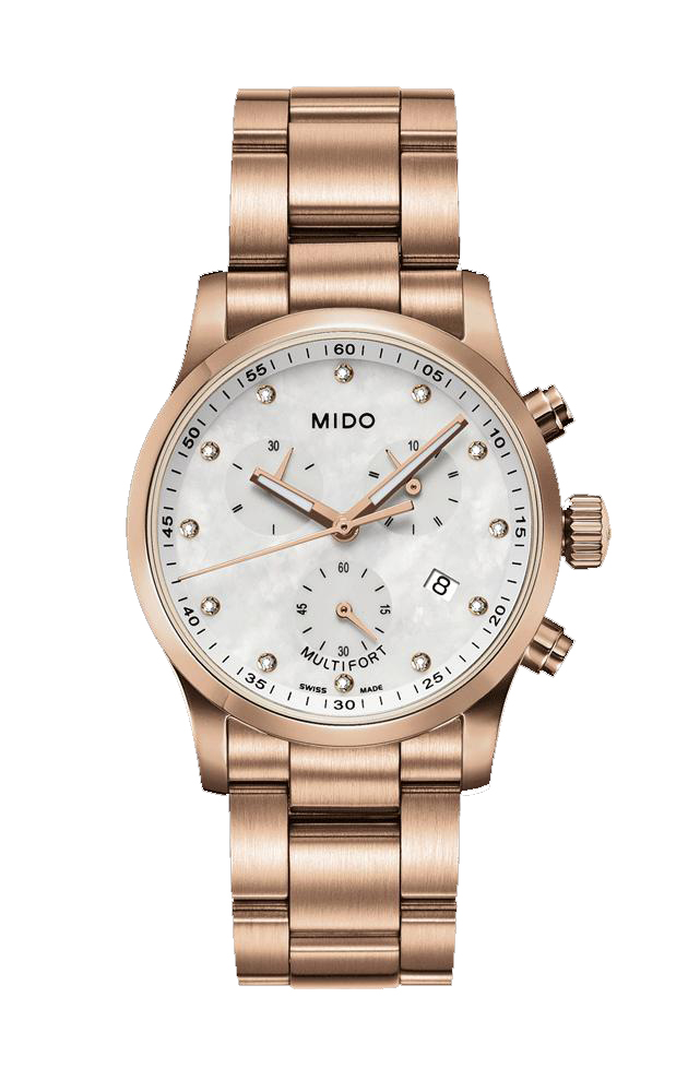 AAA 1:1 Replica Mido-Multifort Ladies Watches Mother Of Pearl Dial Quartz 35MM M005.217.33.116.00 Watch