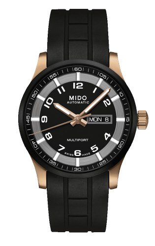 AAA 1:1 Replica Mido-Multifort Mens Watches Black Dial Automatic 42MM M005.430.37.057.09 Watch