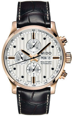 AAA 1:1 Replica Mido-Multifort Mens Watches Silver Dial Automatic 44MM M005.614.36.031.00 Watch