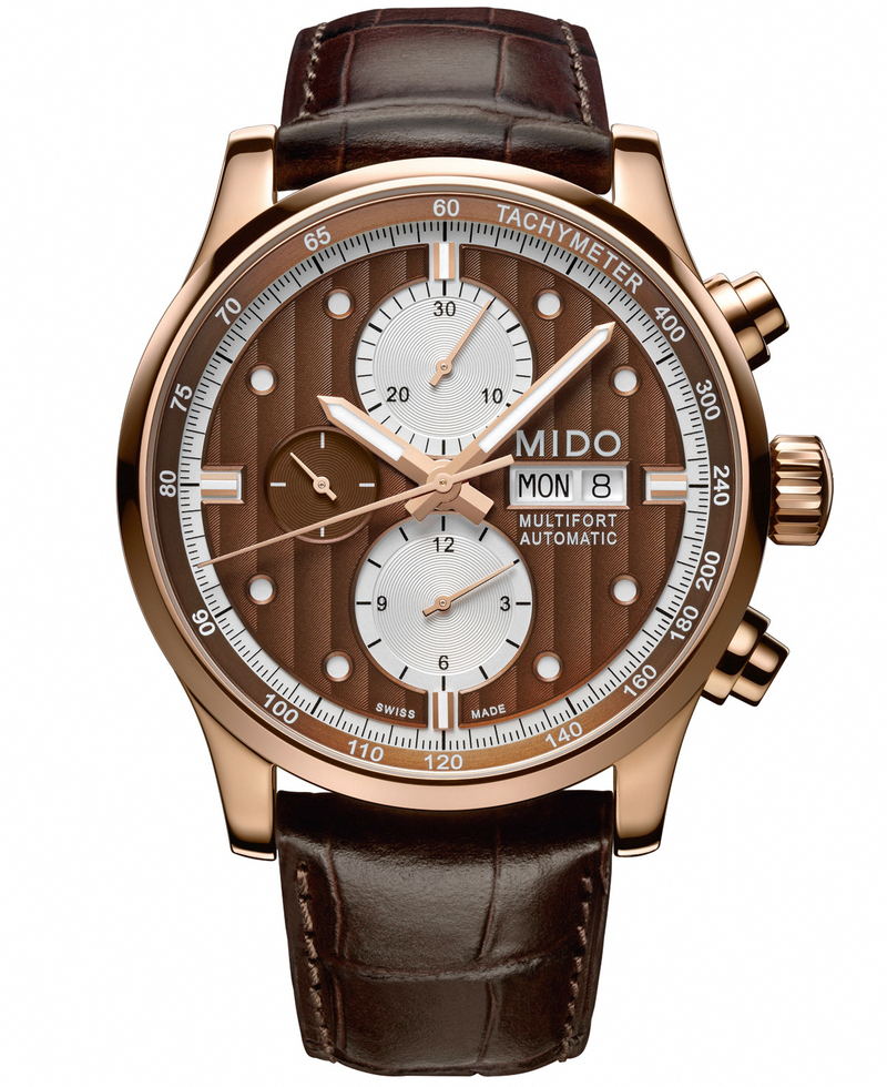 AAA 1:1 Replica Mido-Multifort Mens Watches Dial Automatic 44MM M005.614.36.291.19 Watch