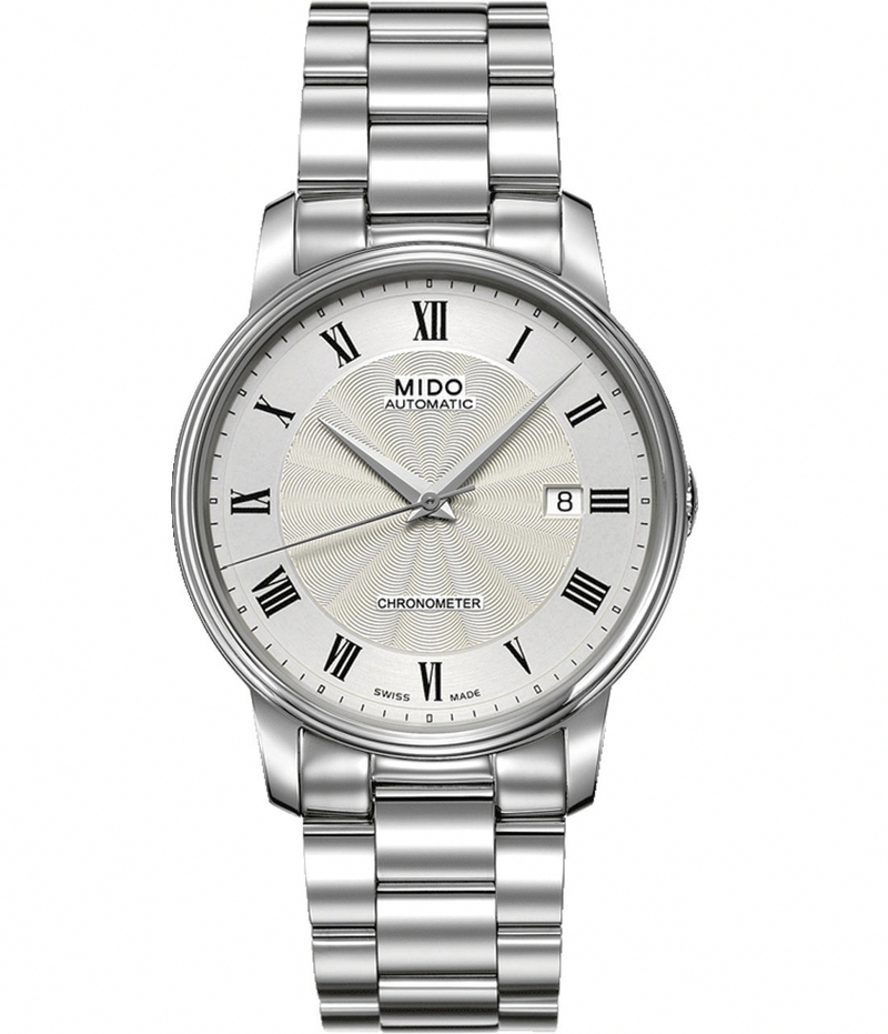 AAA 1:1 Replica Mido-Baroncelli-III Mens Watches Gray Dial Automatic 39MM M010.408.11.033.00 Watch
