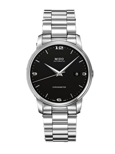 AAA 1:1 Replica Mido-Baroncelli Mens Watches Black Dial Automatic 39MM M010.408.11.051.90 Watch
