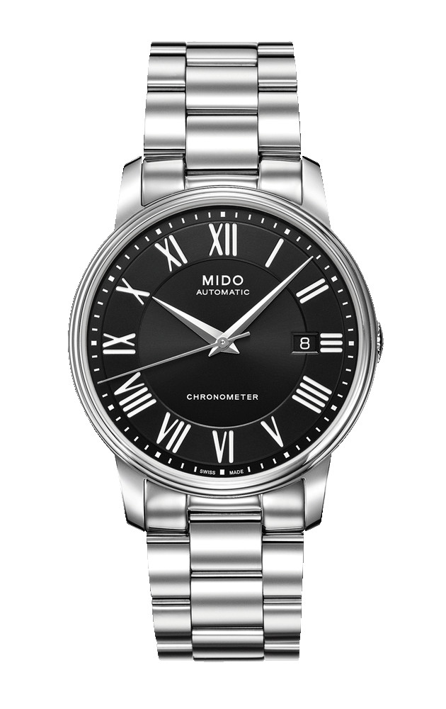 AAA 1:1 Replica Mido-Baroncelli-Iii Mens Watches Black Dial Automatic 39MM M010.408.11.053.09 Watch