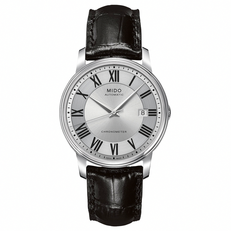 AAA 1:1 Replica Mido-Baroncelli-Iii Mens Watches Silver Dial Automatic 39MM M010.408.16.033.29 Watch