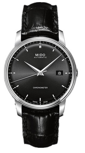 AAA 1:1 Replica Mido-Baroncelli-III Mens Watches Black Dial Automatic 39MM M010.408.16.051.20 Watch
