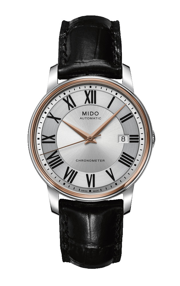 AAA 1:1 Replica Mido-Baroncelli-Iii Mens Watches Silver Dial Automatic 39MM M010.408.46.033.29 Watch