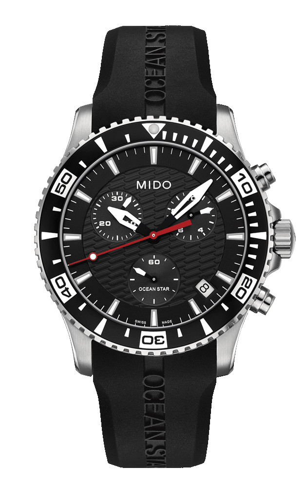 AAA 1:1 Replica Mido-Ocean-Star Mens Watches Black Dial Quartz 42.5MM M011.417.17.051.22 Watch