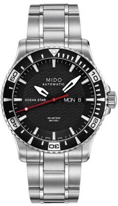 AAA 1:1 Replica Mido-Ocean-Star-Captain-IV Mens Watches Black Dial Automatic 43MM M011.430.11.051.02 Watch