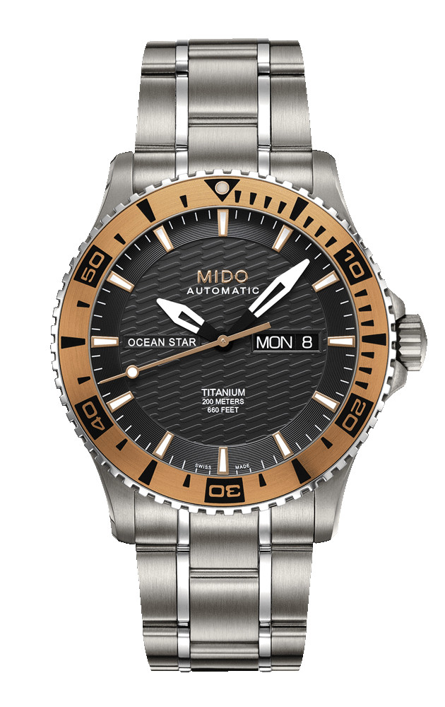 AAA 1:1 Replica Mido-Ocean-Star-Captain-Iv Mens Watches Black Dial Automatic 42.5MM M011.430.54.061.02 Watch