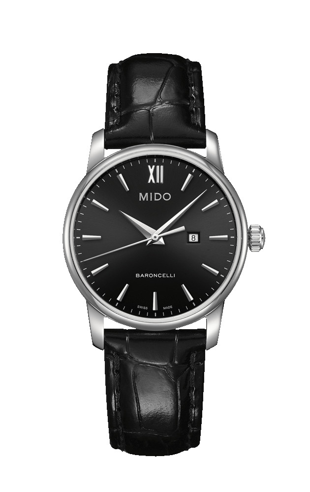 AAA 1:1 Replica Mido-Baroncelli Ladies Watches Black Dial Quartz 33MM M013.210.16.051.00 Watch
