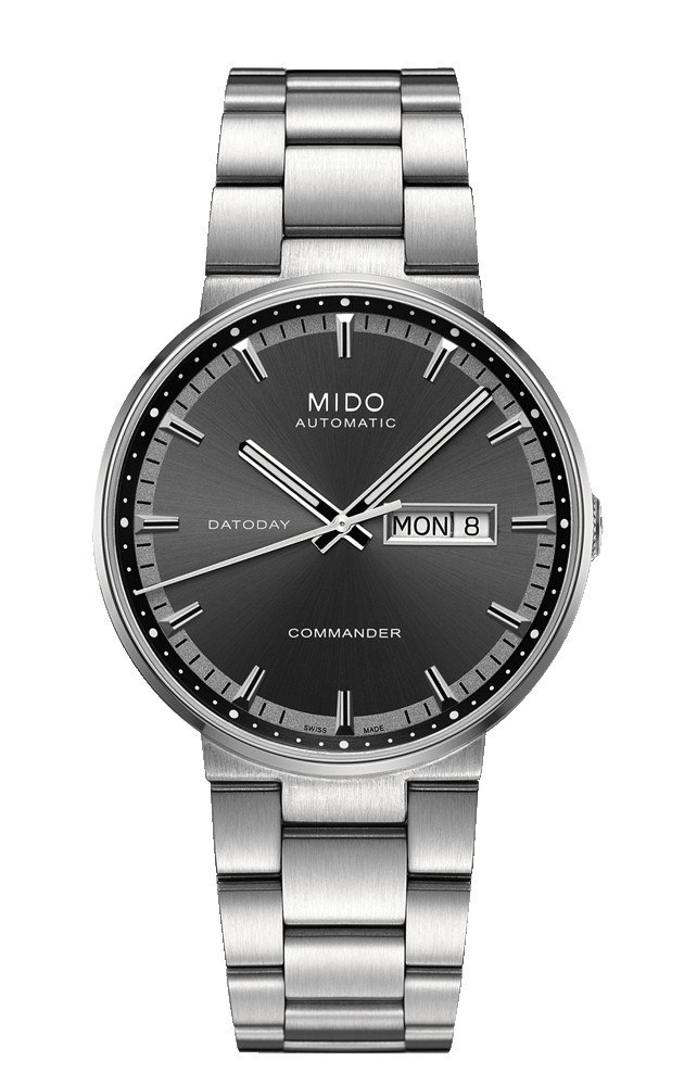 AAA 1:1 Replica Mido-Commander-Ii Mens Watches Gray Dial Automatic 40MM M014.430.11.061.00 Watch