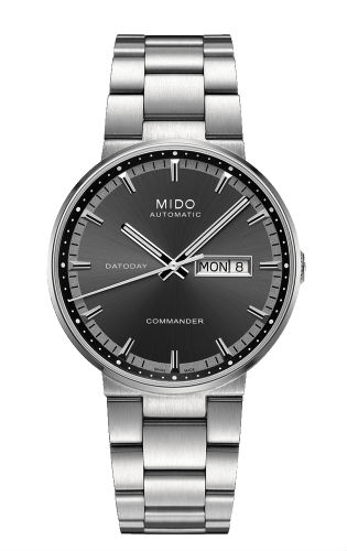 AAA 1:1 Replica Mido-Commander-Ii Mens Watches Gray Dial Automatic 40MM M014.430.11.061.80 Watch