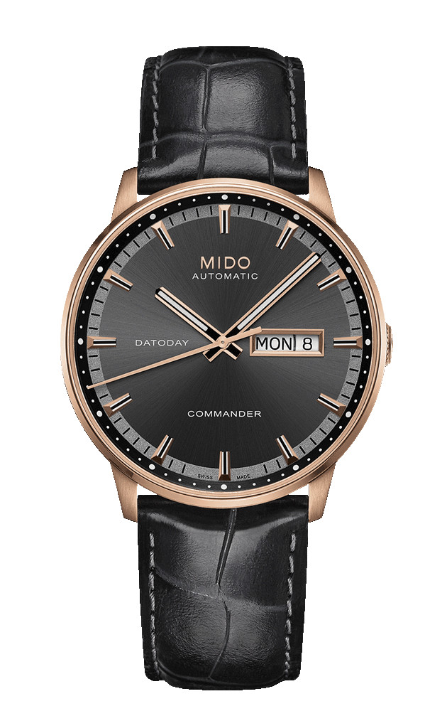 AAA 1:1 Replica Mido-Commander-Ii Mens Watches Black Dial Automatic 40MM M016.430.36.061.02 Watch