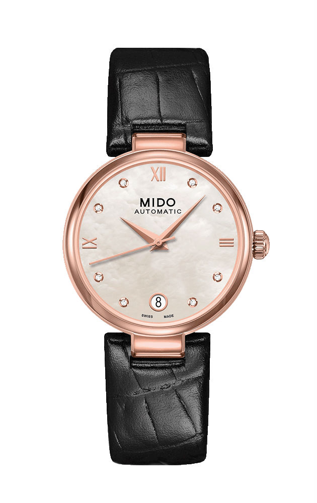 AAA 1:1 Replica Mido-Baroncelli-Ii Ladies Watches Mother Of Pearl Dial Automatic 33MM M022.207.36.116.10 Watch