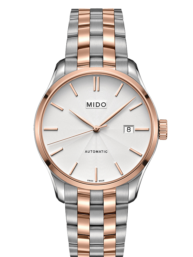 AAA 1:1 Replica Mido-Belluna-Ii Mens Watches Silver Dial Automatic 40MM M024.407.22.031.00 Watch