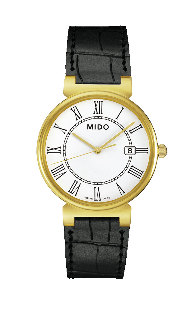 AAA 1:1 Replica Mido-Dorada Mens Watches White Dial Quartz 34MM M1130.3.26.4 Watch