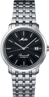 AAA 1:1 Replica Mido-Baroncelli Mens Watches Black Dial Automatic 37MM M3895.4.18.1 Watch