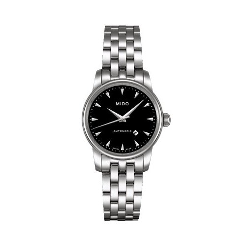 AAA 1:1 Replica Mido-Baroncelli-II Ladies Watches Black Dial Automatic 29MM M7600.4.18.1 Watch