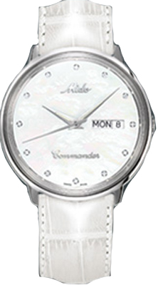 AAA 1:1 Replica Mido-Commander Ladies Watches Pearl Dial Automatic M8419.4.19.6 Watch