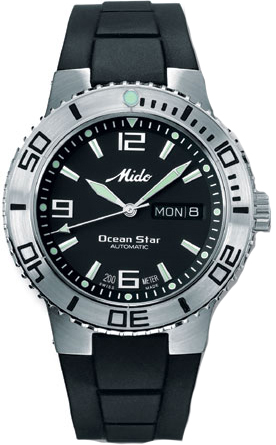 AAA 1:1 Replica Mido-Ocean-Star-Sport Mens Watches Black Dial Automatic 40MM M8522.4.58.9 Watch