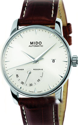 AAA 1:1 Replica Mido-Baroncelli Mens Watches Silver Dial Automatic 42MM M8605.4.11.8 Watch