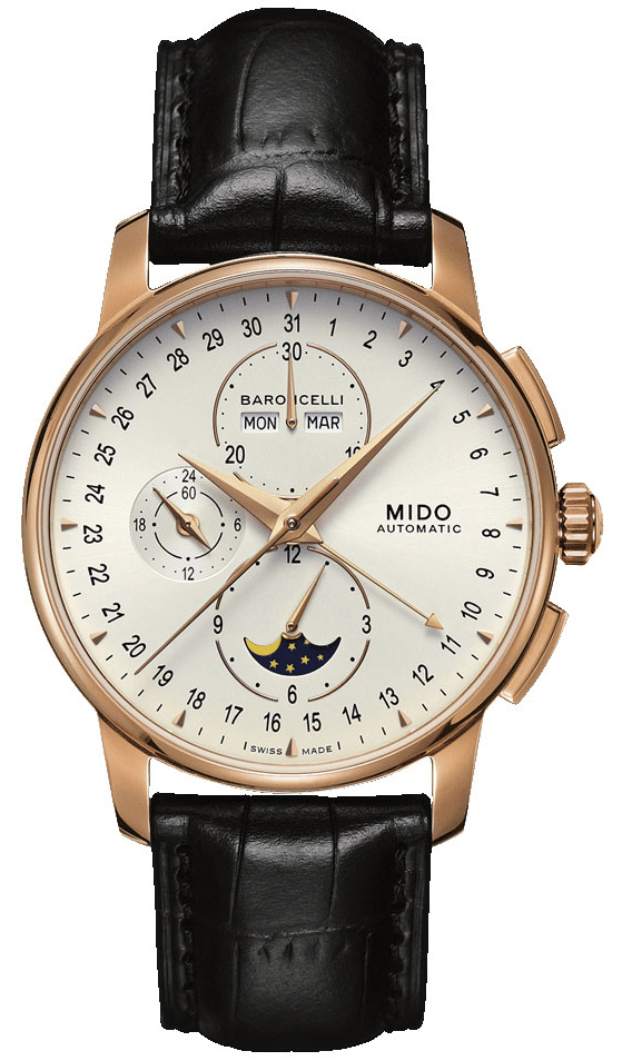 AAA 1:1 Replica Mido-Baroncelli Mens Watches Beige Dial Automatic 42MM M8607.3.M1.4 Watch
