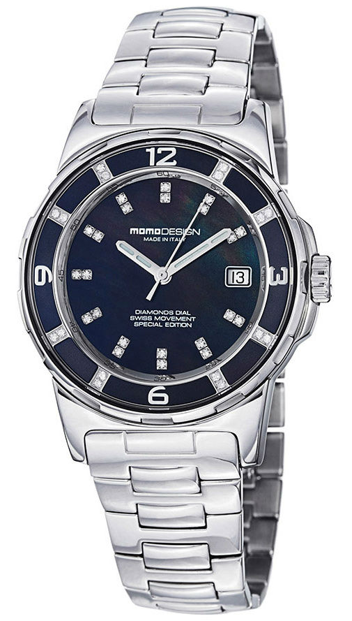 AAA 1:1 Replica Momo-Design Ladies Watches Black Dial Quartz 37MM MD093-E01BK-MB Watch
