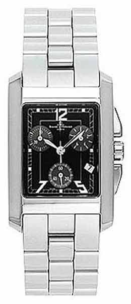 AAA 1:1 Replica Baume-Mercier-Hampton Mens Watches Black and gray Dial MOA08126 Watch
