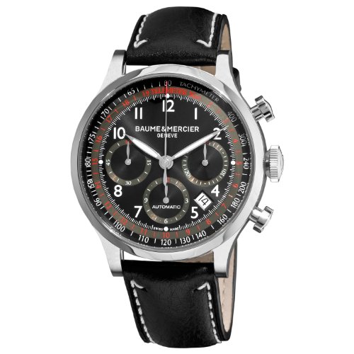 AAA 1:1 Replica Baume-Mercier Mens Watches Black Dial Swiss automatic 42MM MOA10001 Watch