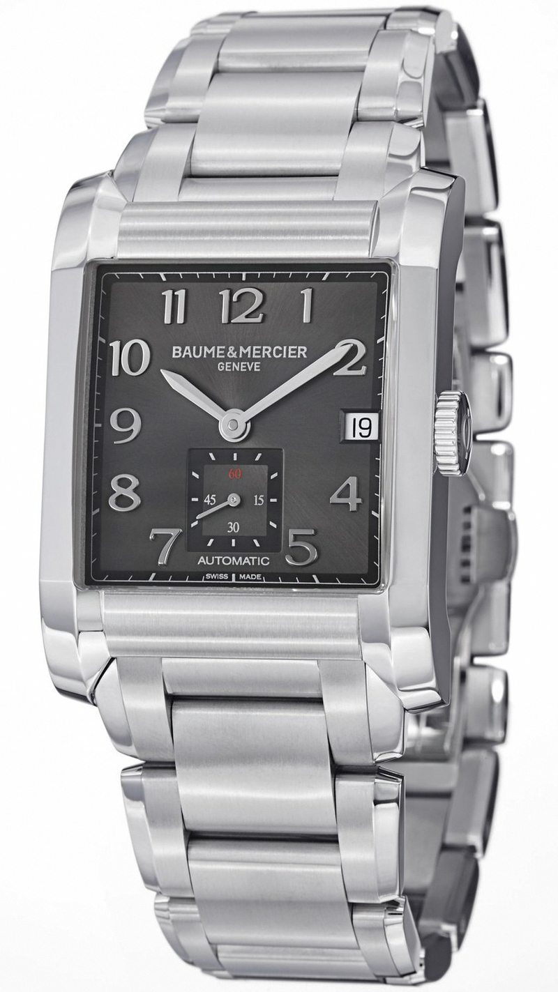 AAA 1:1 Replica Baume-Mercier-Hampton Mens Watches Black Dial Automatic 45 x 32.29MM MOA10048 Watch