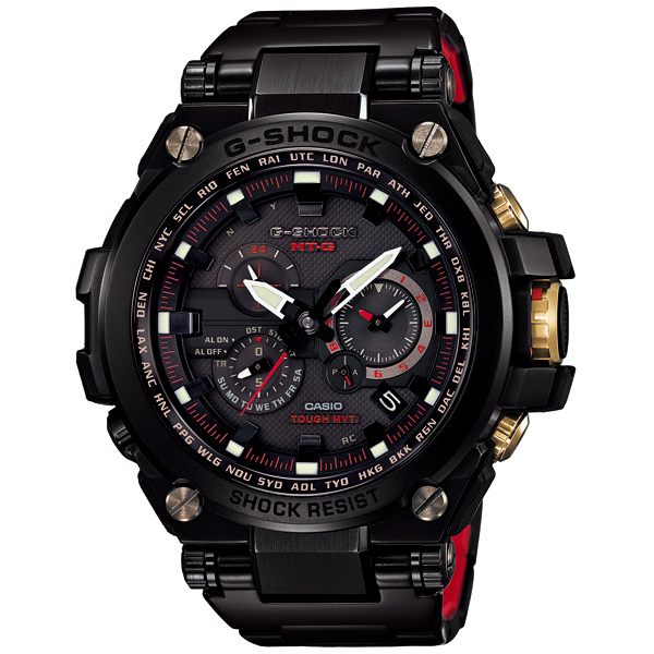 AAA 1:1 Replica Casio-G-shock Mens Watches Black Dial Solar 53.5MM MTG-S1030BD-1AJR Watch