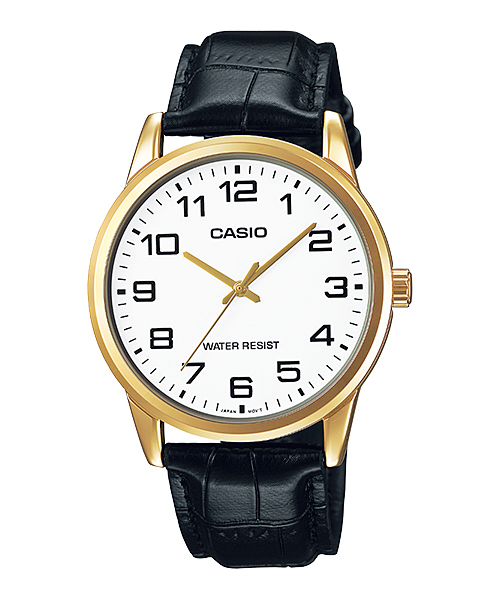 AAA 1:1 Replica Casio Mens Watches White Dial Quartz 45 x 38MM MTP-V001GL-7B Watch