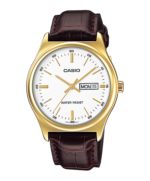 AAA 1:1 Replica Casio Mens Watches White Dial Quartz 45.1 x 38MM MTP-V003GL-7A Watch
