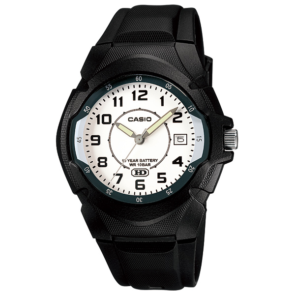 AAA 1:1 Replica Casio Mens Watches White Dial Quartz 46.2MM MW-600B-7BJF Watch