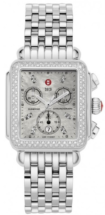 AAA 1:1 Replica Michele Ladies Watches Silver Dial Quartz 33MM MWW06A000699 Watch