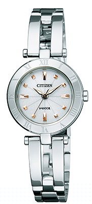 AAA 1:1 Replica Citizen-Japan-Domestic-Wicca Ladies Watches Silver Dial Solar Quartz 23MM NA15-1572C_japan Watch